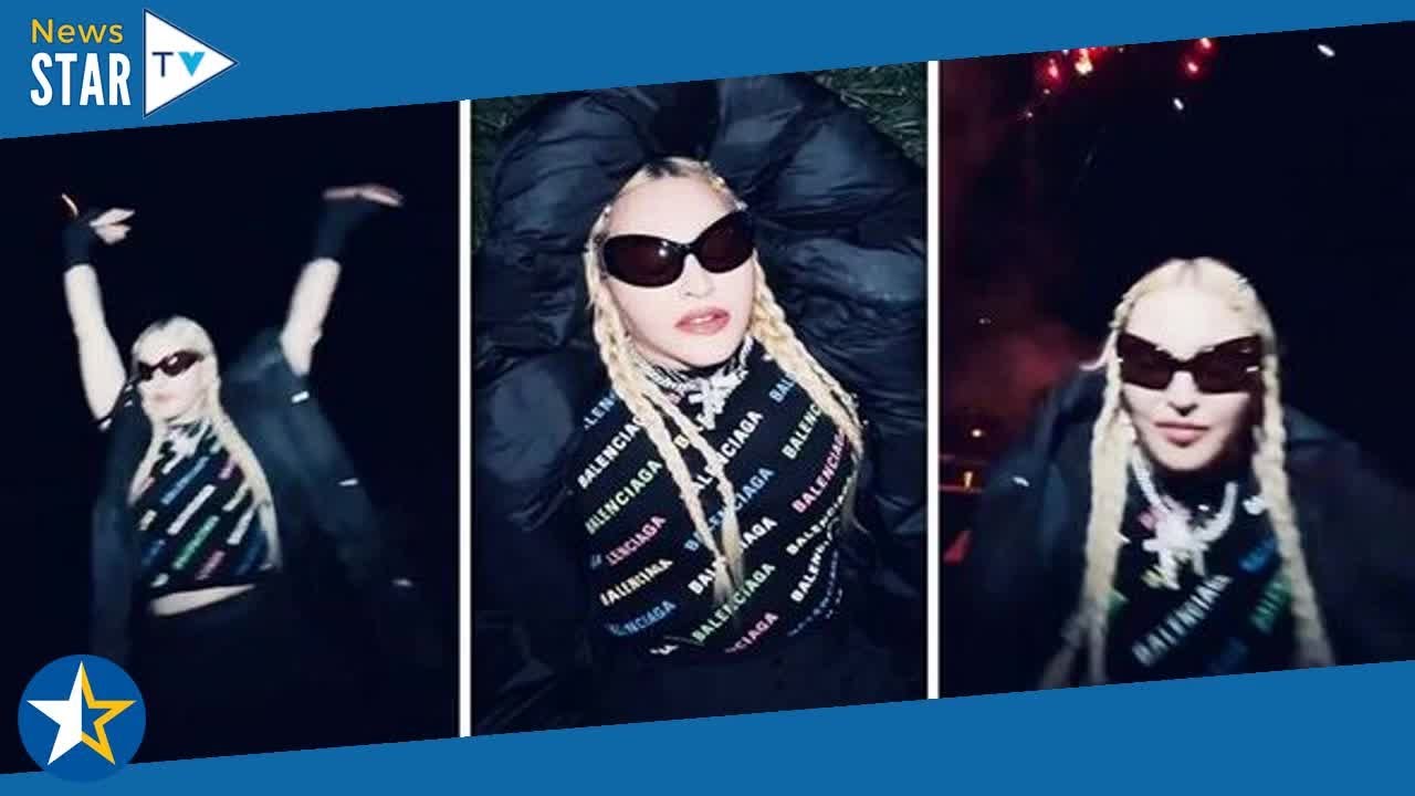 Ageless Madonna, 63, 'thanks God for this grass and the moon' in bizarre ritual with kids