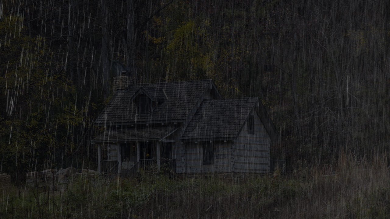 Sonido de lluvia en el techo sin truenos - Lluvia en bosque brumoso