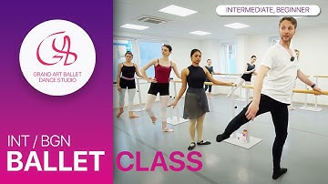 Ballet class for Beginners, Intermediate lv. #ballet #balletclass