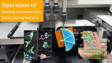 Operation video of SuperbMelt Desktop Automatic Wax Stone Setting Machine