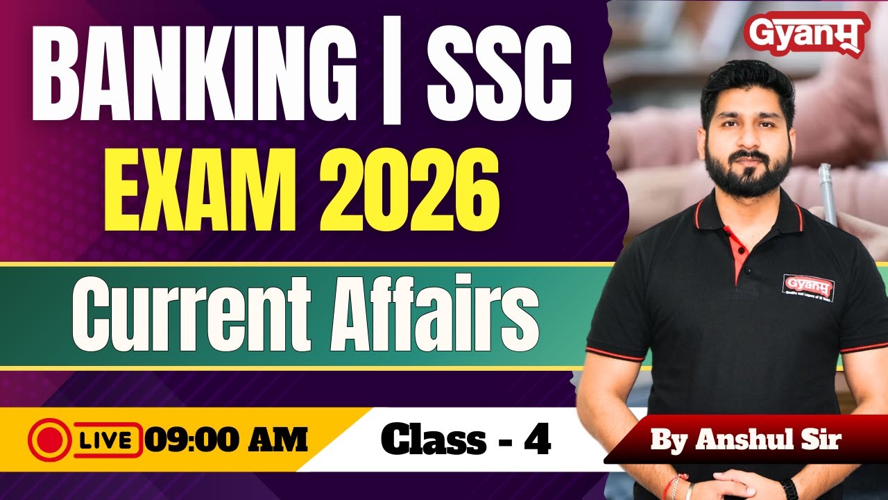 🚨 Current Affairs 2026 for Bank & SSC Exam 2026 | Most Expected Topics to Boost Exam Score Fast!