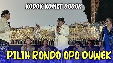 Terbaru cak komet bikin ngakak gara gara rondo