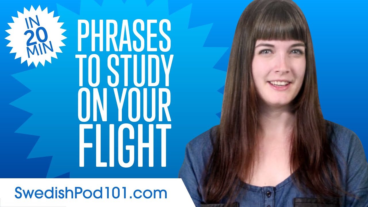 ⁣Phrases to Study on Your Flight to Sweden