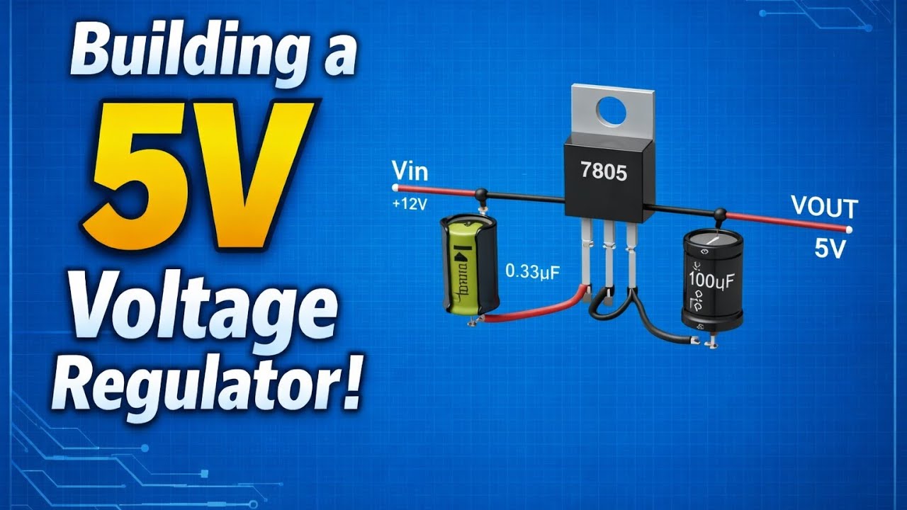 Build a 0-30V to 5V Voltage Converter FAST | DIY Stable 5V Power Supply for Electronics!