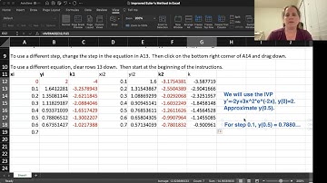 DiffEQ Section 3.2, part 2: Improved Euler