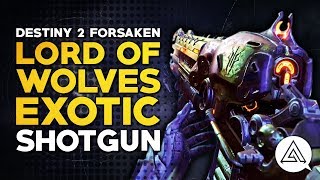 Destiny 2 | LORD OF WOLVES Exotic Shotgun Showcase, Perks & Tips screenshot 5