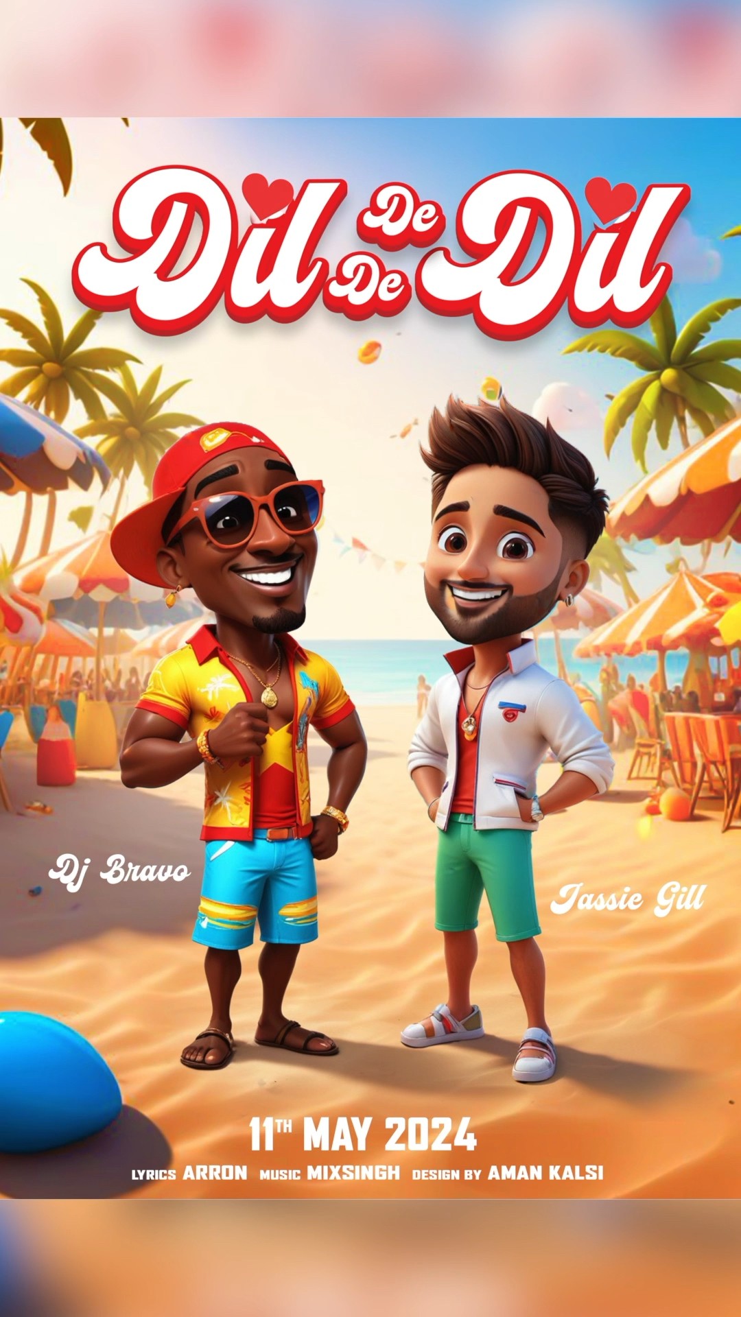 Get ready for the Champion Collabration with 1 nd only @djbravo47 #DilDeDeDil releasing on 11th May
