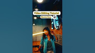Electric Eyes Video Editing Tutorial Capcut | #shorts
