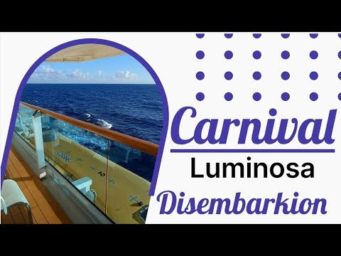 Disembarkion Carnival Luminosa Brisbane International Cruise Terminal @julescruisecompanion Video Thumbnail