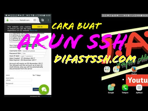 Cara membuat AKUN SSH#fastssh.com