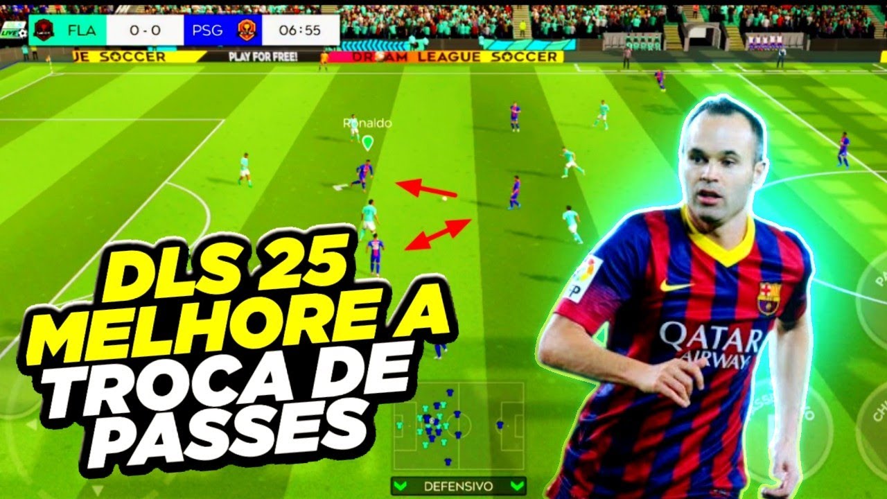 ✅"Como Trocar Passes e Criar Muitas Jogadas no Dream League Soccer 2025"⚽