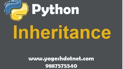 Inheritance in Python Lecture 9 | Hindi | Part-1