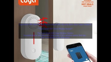 1005005258910067 Tuya Smart WiFi Door Window Sensor Sound WiFi Security Alarm Door Open