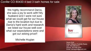 Conifer CO 80433 4 bed 3 bath homes for sale