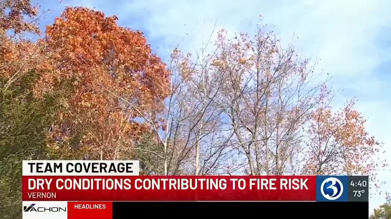 Dry and warm weather raises fire danger across the state - YouTube