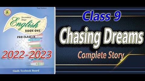 Chasing Dreams| Unit 3.1| Sindh Board|