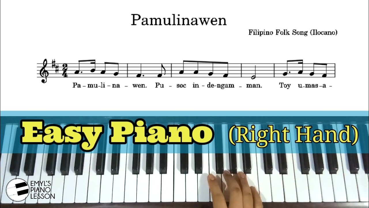 PAMULINAWEN Easy Piano Philippine Folk Song Chords Chordify