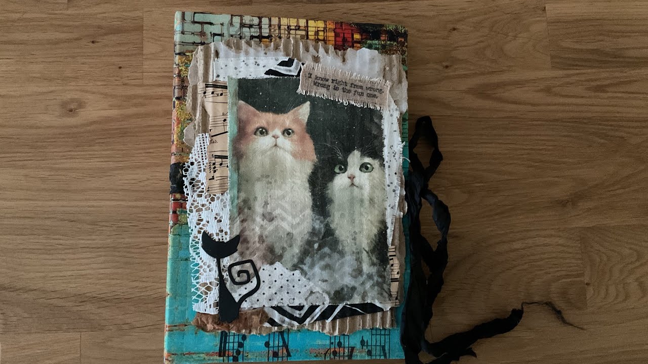 Ein farbenfrohes Katzenjournal