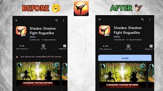 How To Download Shadow Shades Game And Solve Your Device isn't capable To This Version screenshot 4