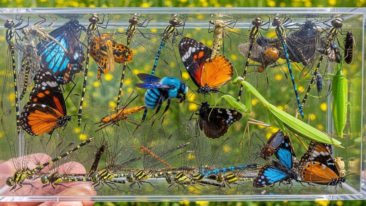 Large Slow Moving Insects Insects in Slow Motion – You've Never Seen This Before! 🦎 - YouTube