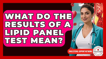 What Do the Results of a Lipid Panel Test Mean? - Cholesterol Support Network