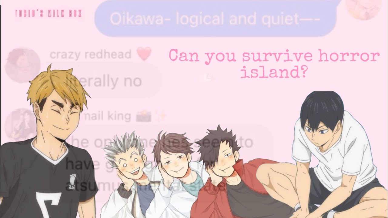 Can you survive a horror island? || Chaotic captain trio + AtsuKage || Danplan skit|| Part 1/?