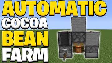 Automatic Cocoa Bean farm Minecraft 1.21