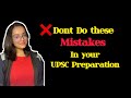 ❌Dont do these mistakes in your UPSC Preparation | Dalvoy