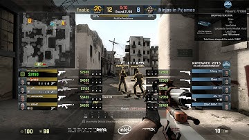 ESL One Katowice 2015 Grand Finals Map 1 Fnatic VS NiP Dust II