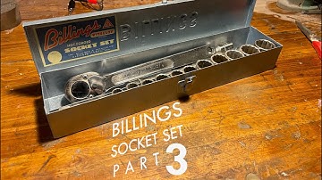 Billings Socket Set Restoration Part 3