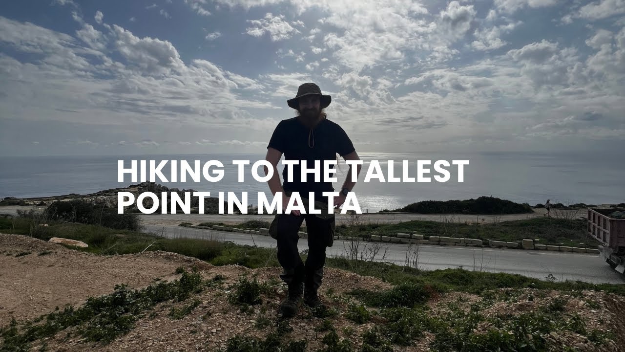 Hiking to the tallest point in Malta
