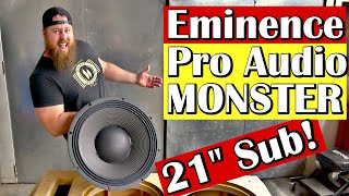 Mive 21 Subwoofer Eminence Pro Audio Nsw6021 For Gsg Evolution Enclosure