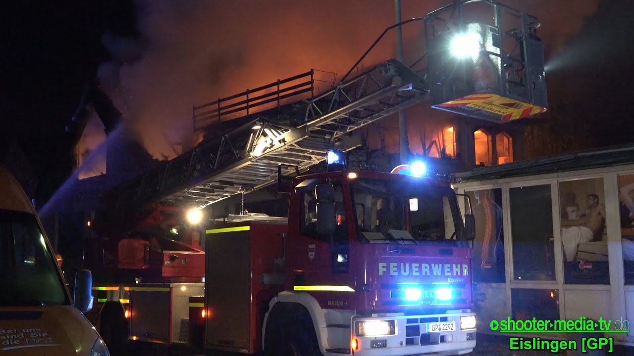 [GEBÄUDEVOLLBRAND] - Größerer Einsatz für die Feuerwehr Eislingen & Göppingen | [E]