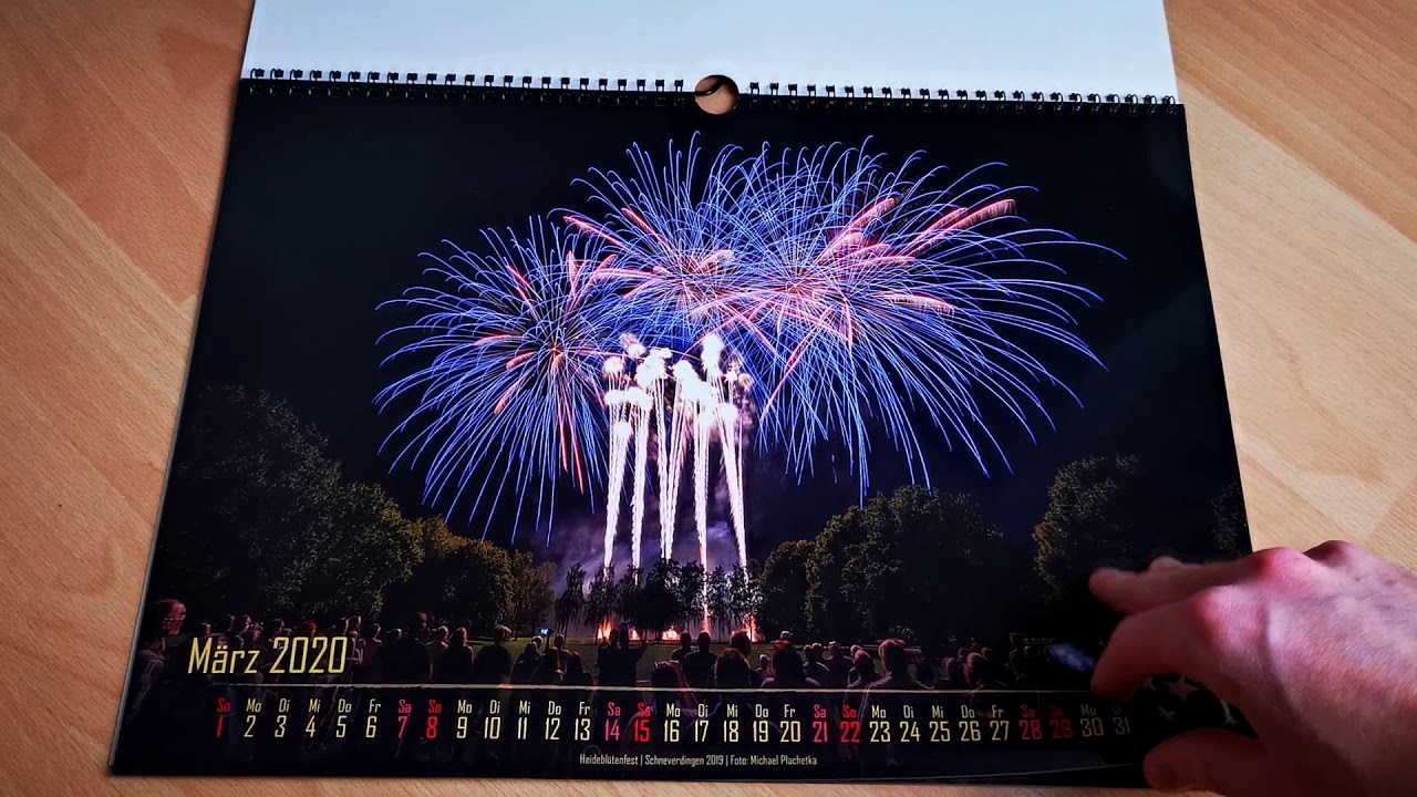 Feuerwerk-Fanpage.de FOTOKALENDER 2020 - Einzigartiger Kalender für 