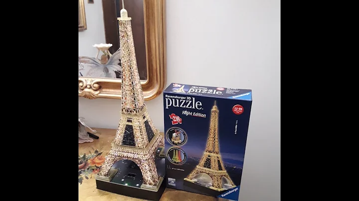 La Torre Eiffel Tower Night Edition LED Video Tutorial Puzzle 3D DIY Ravensburger Modellismo Statico