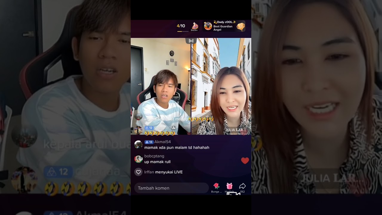 arul dan julia bergaduh pulak pasal faa? 😂