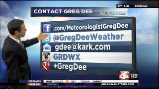 Meteorologist Greg Dee July 3 6:34am Weathercast