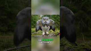 Never Mess With a Mother Owl! 🤬🦉 #shorts #wildlife