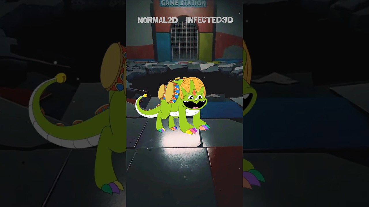 Poppy Playtime 5 New!!! Drumceratops | Normal2D | Infected3D | Evolution Time to see 