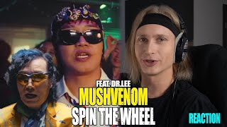 MUSHVENOM Spin the wheel (feat. Dr.Lee) | Звукорежиссер смотрит | #mp_tube #MUSHVENOM #drlee