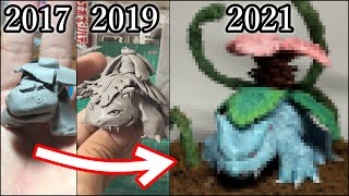 【粘土】2年ぶりにフシギバナのフィギュアを作った結果【Pokemon】