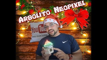 🎅🏻 Mini Arbol Navideño Neopixel con ARDUINO