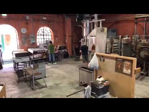 Glass blowing in Murano