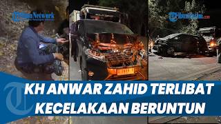 SAD NEWS: KH Anwar Zahid's Car Involved in a Multi-Vehicle Accident in Bojonegoro