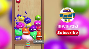Blob Merge 3D All Rainbow Blobs  2048 Merges Android Gameplay World Record