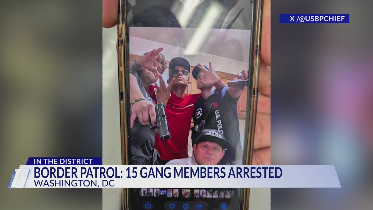 15 alleged gang members arrested in DC area