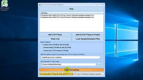 How To Use CSV To XLSX Convert Software