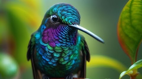 Humming Birds. That fly UPSIDE DOWN!