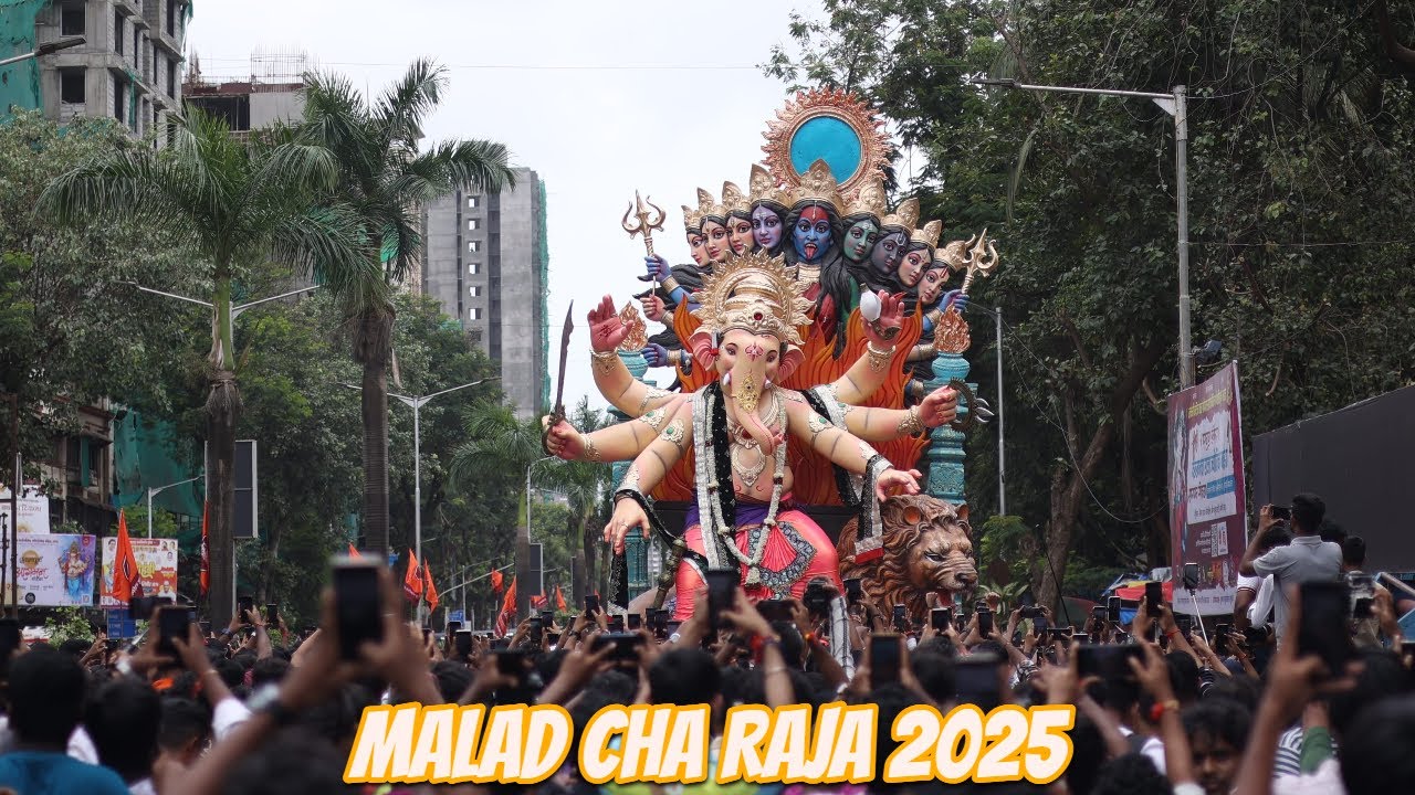 MALAD CHA RAJA AAGMAN SOHALA 2025 | OFFICIAL VIDEO OUT | Part: - 01 | #Maladcharajaaagman2025