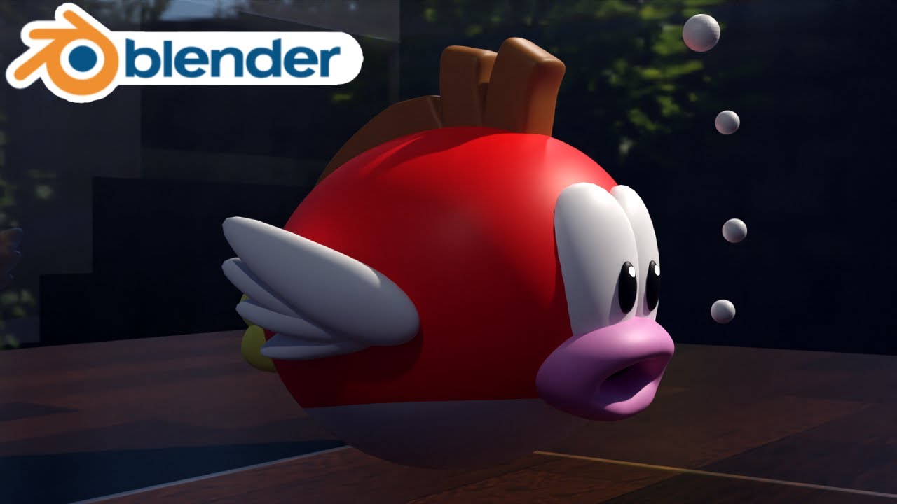 blender 初心者 】マリオのプクプクの作り方解説！ - YouTube